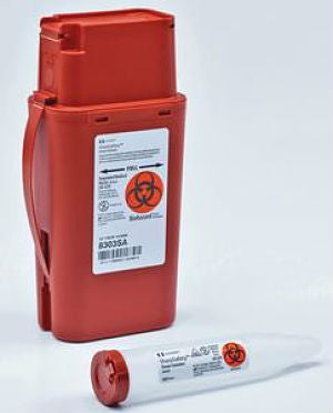 SharpSafety Transportable Sharps Container by Covidien - Singles