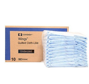 Kendall Wings Quilted Cloth-Like Underpad by Covidien - Bag of 10