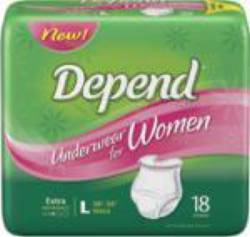 Incontinent Brief Depend Super Plus Absorbency