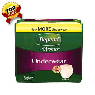 Women's Underwear X-Large Waist Moderate Absorbency - Case