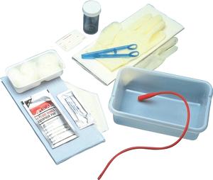 Kendall Healthcare Dover™ Open Urethral Catheter Tray with 14Fr Red Rubber Catheter Sterile