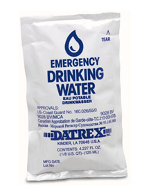 LifeSecure 4 oz Pouch Emergency Drinking Water