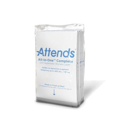 Disposable Underpad Attends Supersorb Advanced Pulp Core Heavy Absorbency