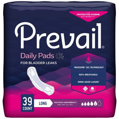 Bladder Control Pad Prevail Daily Pads Ultimate  by First Quality