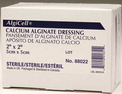 Algicell Calcium Alginate Dressings 2 X 2 Inch Square Calcium Alginate By Derma Sciences