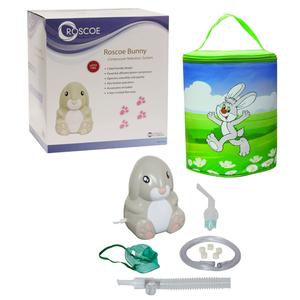 Roscoe Pediatric Nebulizer Compressor with Disposable Circuit and Carrying Bag