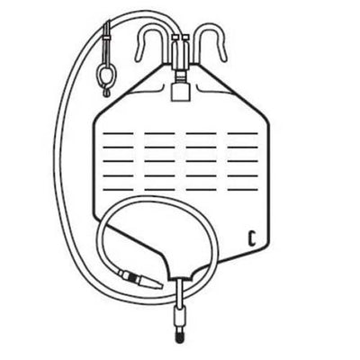 Hollister Urinary Drain Bag with Anti-Reflux Valve, 2000 mL
