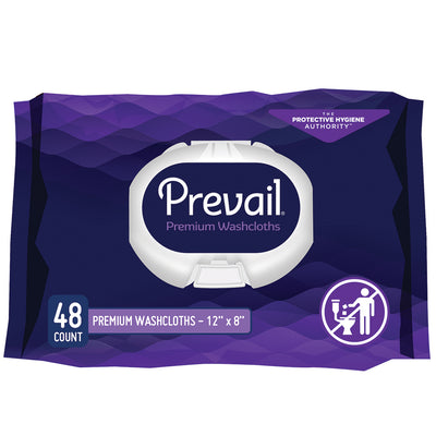 Prevail Premium Quilted Disposable Washcloths