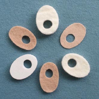 C6 Moleskin Adhesive Corn Pad 06099 - Bag of 100