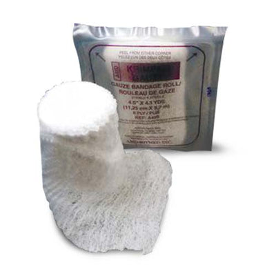 Krimped Gauze Bandage Roll, 4-1/2 inch x 4-1/10 yds by AMD Ritmed