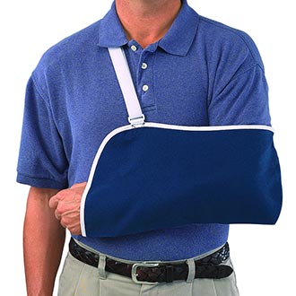 Mueller Sports Medicine Arm Sling One Size Fits All Blue