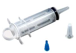 Pole Syringe with Catheter Tip & Tip Protector