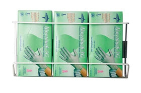 Triple Vertical Wire Glove Box Holder by Alimed