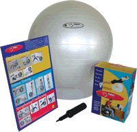 Fitball Exercise Ball 65Cm, Pearl, Latex-Free