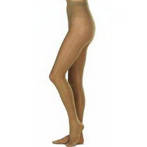 Unisex Relief Waist-High Compression Pantyhose Beige