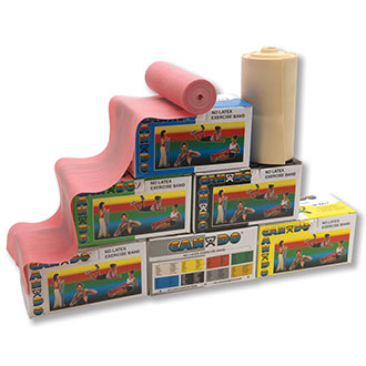 CanDo Exercise Bands Latex-Free, 6 yd by Fabrication Enterprises