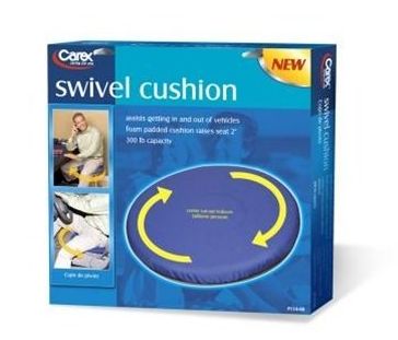 Swivel Ring Cushion Blue by Carex
