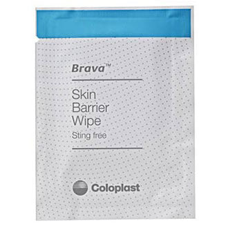 Brava Skin Barrier Wipes, Sting-Free Silicone-Based by Coloplast