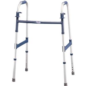 Adult Paddle Walker, 17-1/2" D, 300 lb Weight Capacity, 30-3/8" to 37-3/8" Height Adjustment