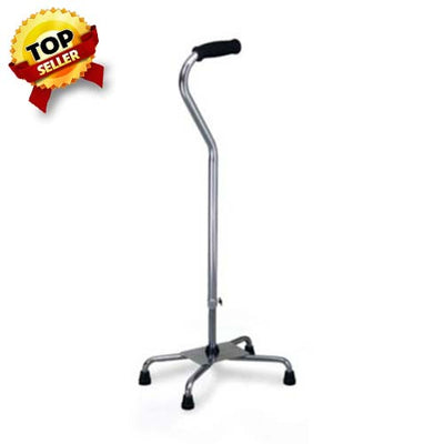 Adjustable Quad Cane Silver by Briggs Healthcare