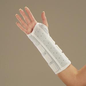 DeRoyal Wrist and Forearm Splint with Binding 10"