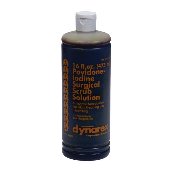 Aplicare 10% Povidone-Iodine Scrub Solution, 16 oz Screw Cap Bottle ...
