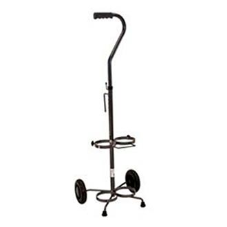 Dual E Cylinder Cart, powder-coated by Roscoe Medical
