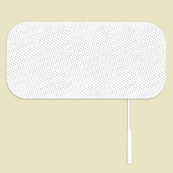 UltraStim Wire White Cloth Electrode By Axelgaard - Package of 4