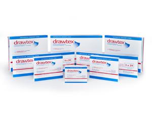 Hydroconductive Wound Dressing 4" x 4", with LevaFiber Tracheostomy Dressing - Box of 10