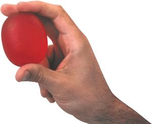 CanDo Gel Ball Hand Exerciser Standard Circular by Fabrication Enterprises