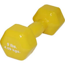 CanDo Cast Iron Vinyl-Coated Dumbbells by Fabrication Enterprises