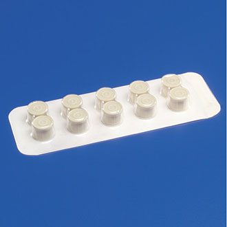 Monoject Syringe Tip Cap 10 per Tray - Case of 1000