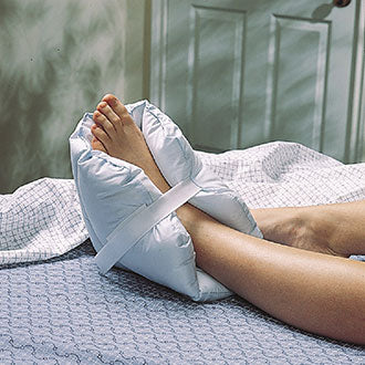 Silicore Foot Pillows Blue, Hook And Loop Straps by Spenco Medical - Pair