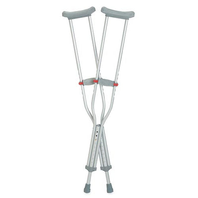 Guardian Red Dot Push-button Auxiliary Crutches - Pair
