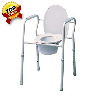 Graham-Field Inc Bedside 3-In-1 Steel Commode