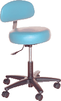 Pneumatic Doctor's Stool by Galaxy Tables