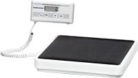 Pelstar LLC Professional Home Care Digital Floor Scale 400 lb Capacity, White, Durable Non-skid Platform Mat by Health-o-Meter