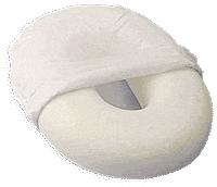 Hermell Products Invalid Ring-foam with White Cover