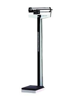 Physician's Scale Balance Beam 390 lbs. Black / White Mechanical by Health O Meter