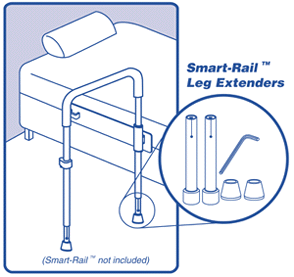 Smart-Rail Leg Extenders by Healthcraft Products