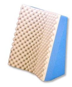 Dual Position Comfort Bed Wedge 22" x 19" x 12" White, Poly/Cotton