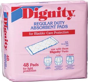 Dignity Regular Duty Pad 4" x 12" by Hartmann-Conco - Package of 48