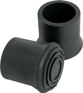 Cane Tip, 1" diameter, Gray - Package of 2