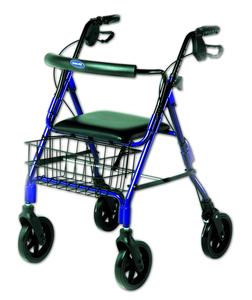 Rollator with Hand Brake - discountmedicalsupplies.com