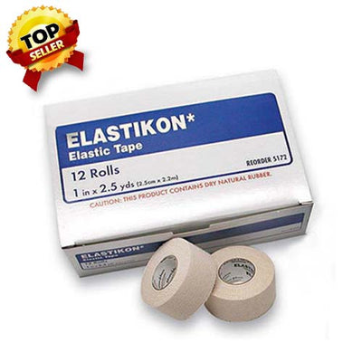 Elastikon Elastic Adhesive Tape 1"  12 Pack by Johnson & Johnson