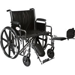 K7-Lite Wheelchair, Elevating Legrests