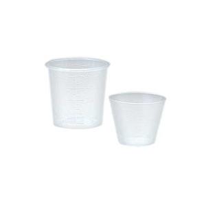 Graduated Medicine Cup 1 oz. Clear Plastic Disposable