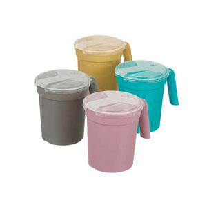 Bedside Pitcher with Straw Port and Translucent Lid 28 oz by Medegen