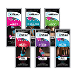 Kinesio Pre-Cut Starter Set With Display (10 Of Each Application)
