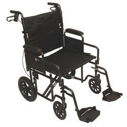 Heavy Duty Transport Chair 12"rear wheel